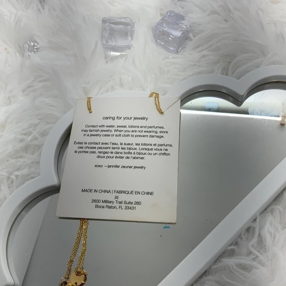 Jennifer Zeuner Gold tone Double Star Necklace - Picture 2 of 3